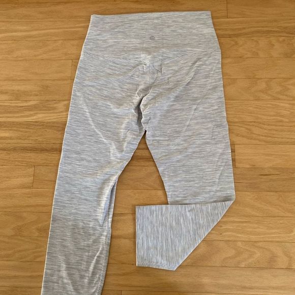 Lululemon Align Cropped Leggings - Wee Are From Space Nimbus Battleship - Picture 2 of 6